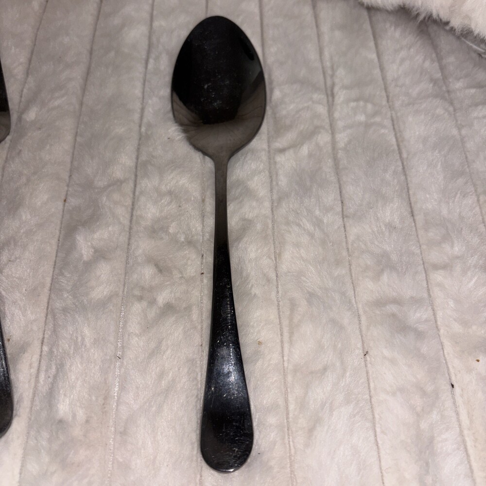 54-Piece Heavyweight Arched Handle Glossy Stainless China Flatware Service Lot - Picture 13 of 16